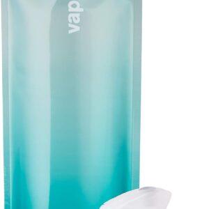 Vapur Flexible, Collapsible Wide Mouth Anti-Bottle with Detachable Carabiner, 34 Ounce, Malibu Teal, Pack of 1