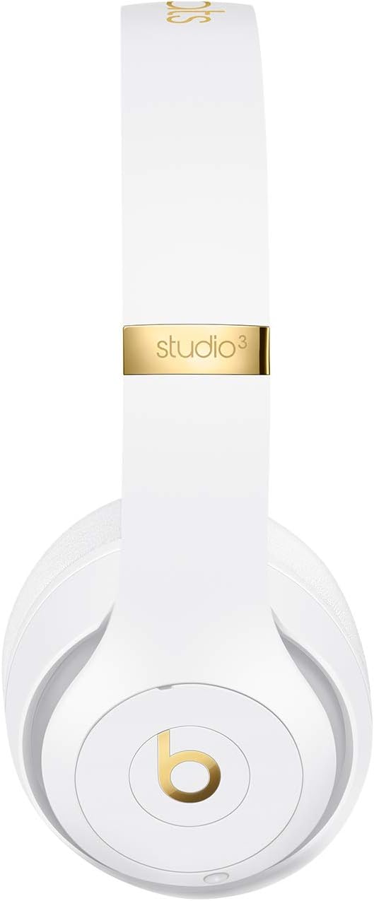 Beats Studio3 Wireless Noise Cancelling Over-Ear Headphones - Apple W1 Headphone Chip, Class 1 Bluetooth, 22 Hours of Listening Time, Built-in Microphone - White - Image 8