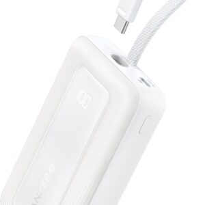 Anker Portable Charger, 10,000mAh 30W Power Bank, USB-C in and Out Fast Charging Battery Pack, Travel Essential Phone Power Bank, for iPhone 17/16/15, iPad, MacBook, Galaxy, Google, and More