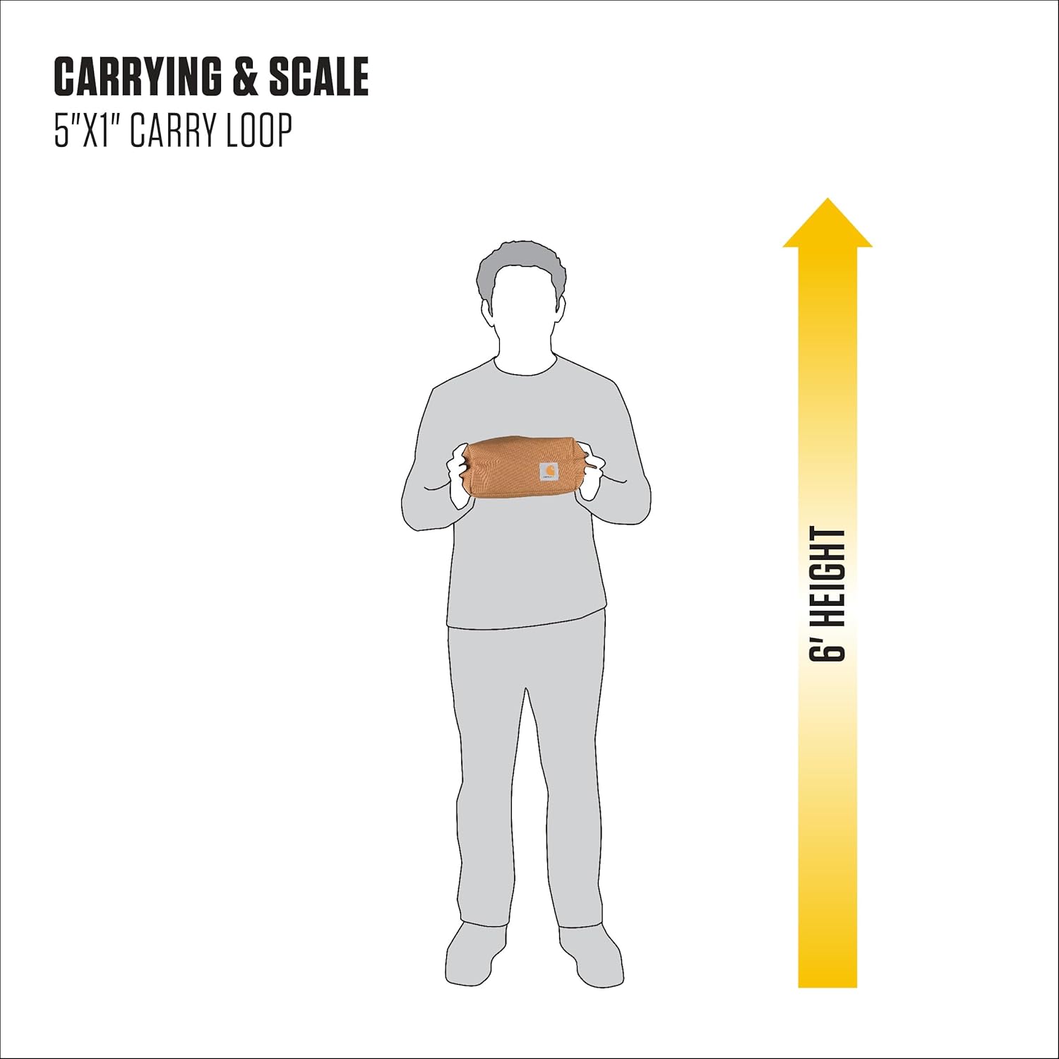 Carhartt Durable Travel Kit, Organize Essentials W/the Water Resistance Free Toiletry Bag - Image 5