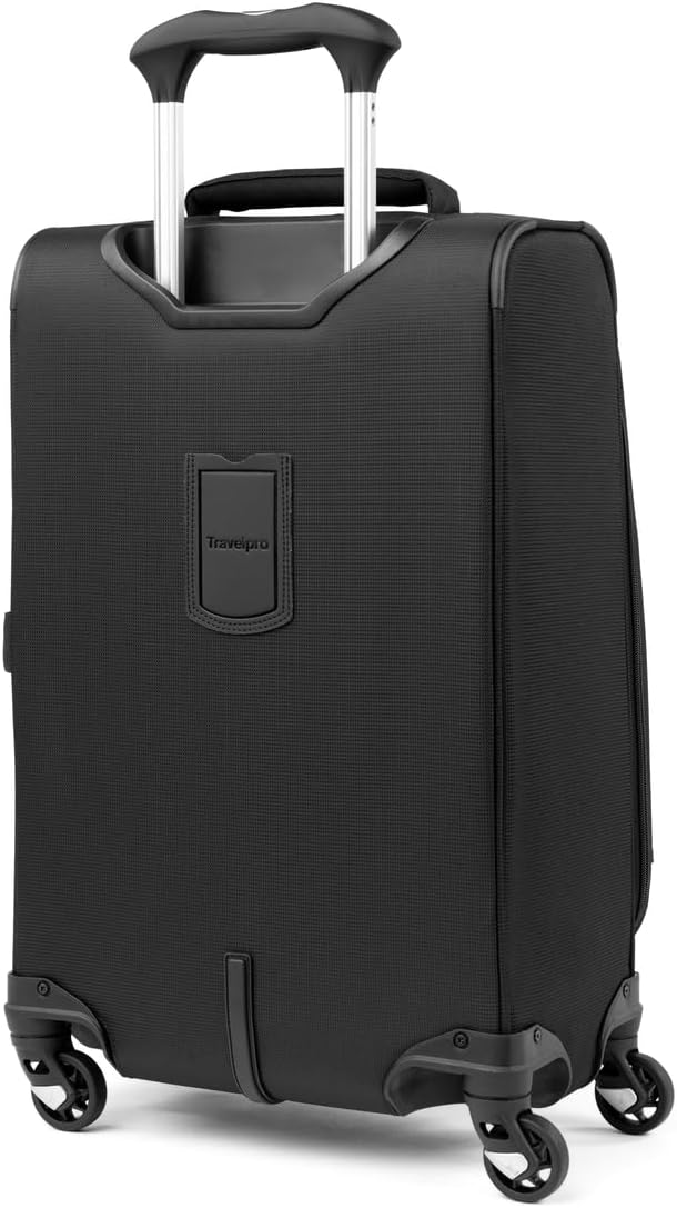 Travelpro Maxlite 5 Softside Expandable Luggage with 4 Spinner Wheels, Lightweight Suitcase, Men and Women, International, Black, Carry-on 21-Inch - Image 3