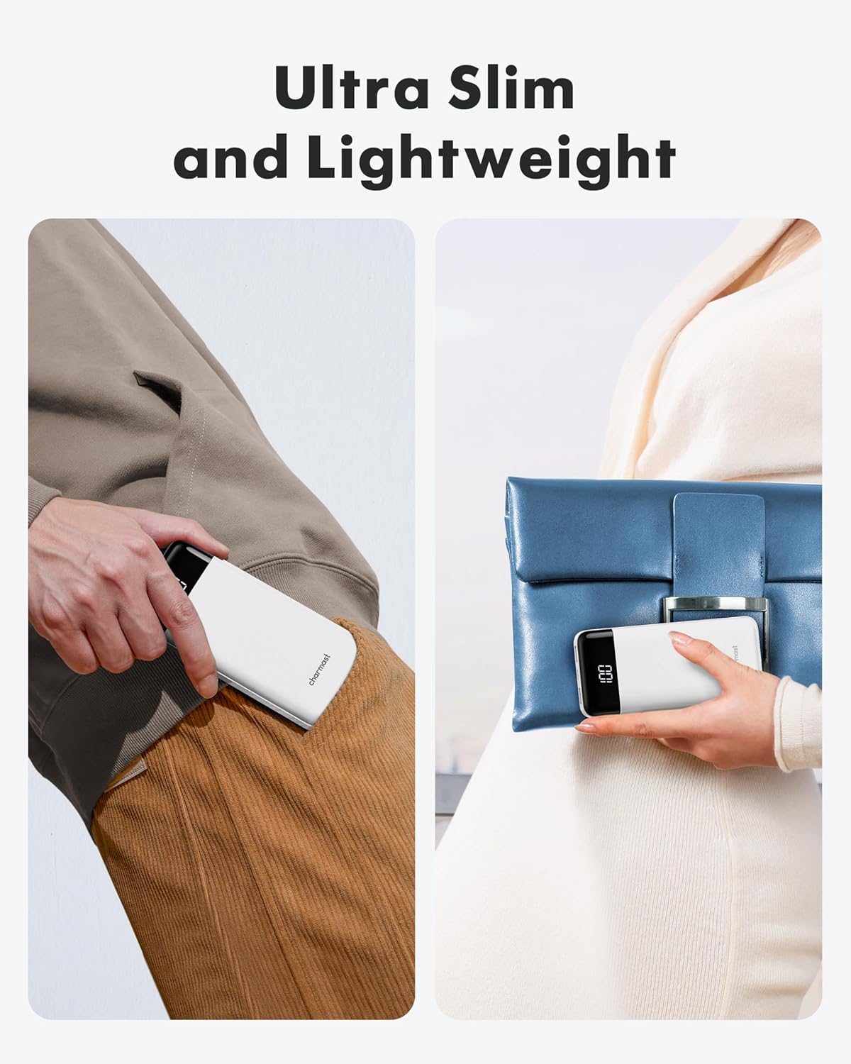 Charmast Portable Charger with Built in Cables, Power Bank with Cords Wires, Slim 10000mAh Travel Battery Pack 6 Outputs 3 Inputs 3A Fast Charging for Samsung Google Pixel LG Moto iPhone iPad - Image 5