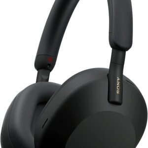 Sony WH-1000XM5 Premium Noise Canceling Headphones, Auto NC Optimizer, 30-Hour Battery, Alexa Voice Control, Black