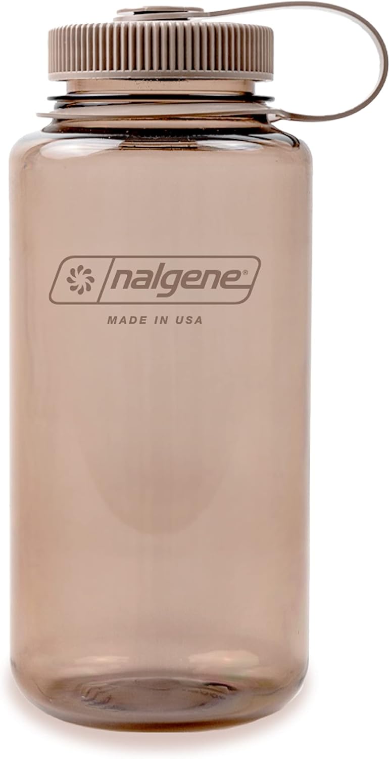 Nalgene Sustain Tritan BPA-Free Water Bottle Made with Material Derived From 50% Plastic Waste (using ISCC certified mass balance), 32 OZ, Wide Mouth