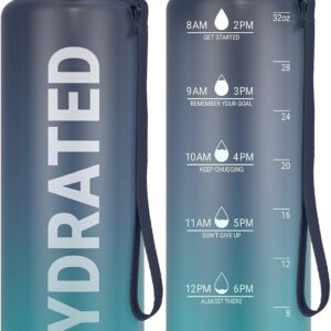 Sahara Sailor Water Bottle, 500ML/750ML Sports Water Bottle, Motivational Water Bottle, BPA Free & Leak Proof, for Sport, Gym, Running, School, Bike (1 Bottle)