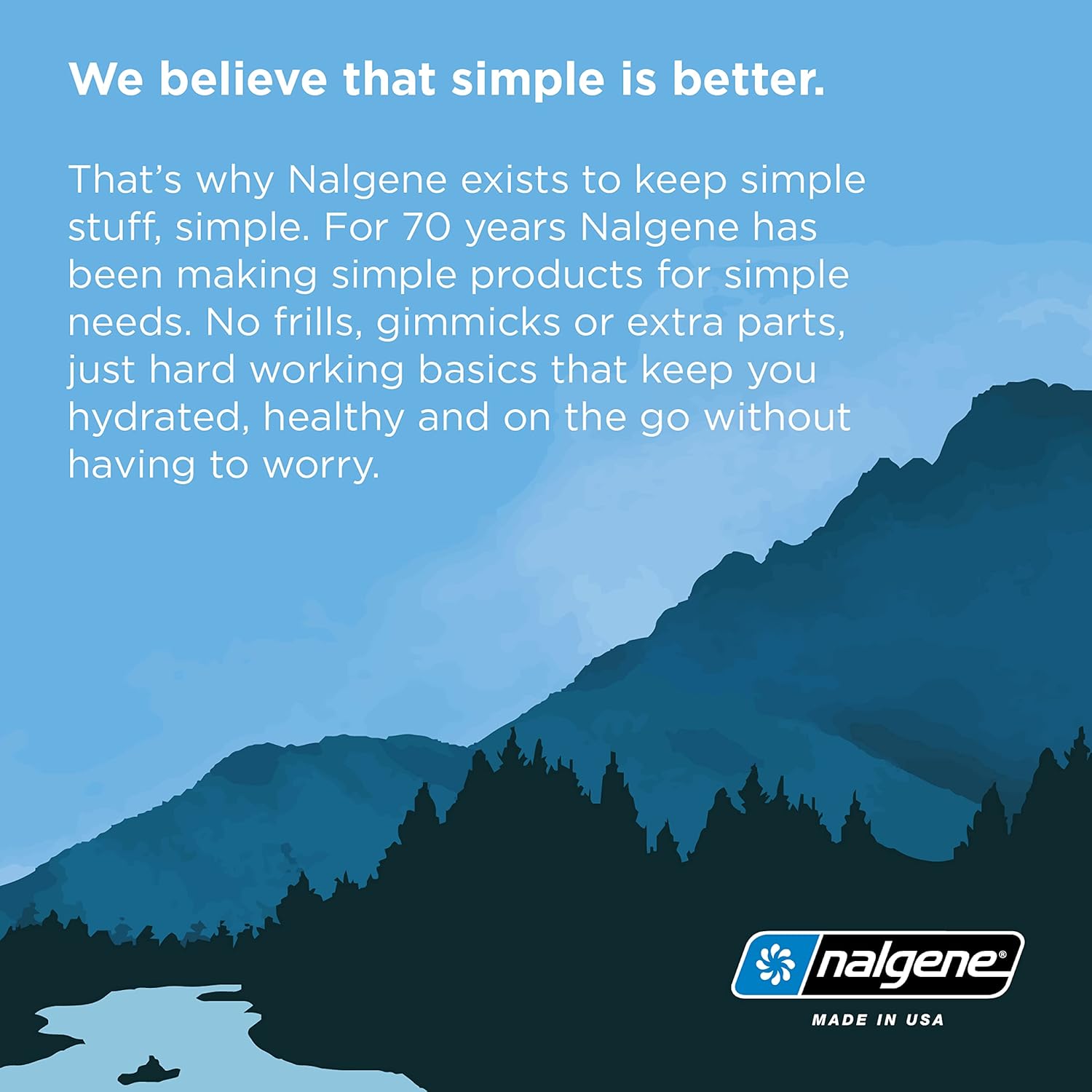 Nalgene Sustain Tritan BPA-Free Water Bottle Made with Material Derived From 50% Plastic Waste (using ISCC certified mass balance), 32 OZ, Wide Mouth - Image 7