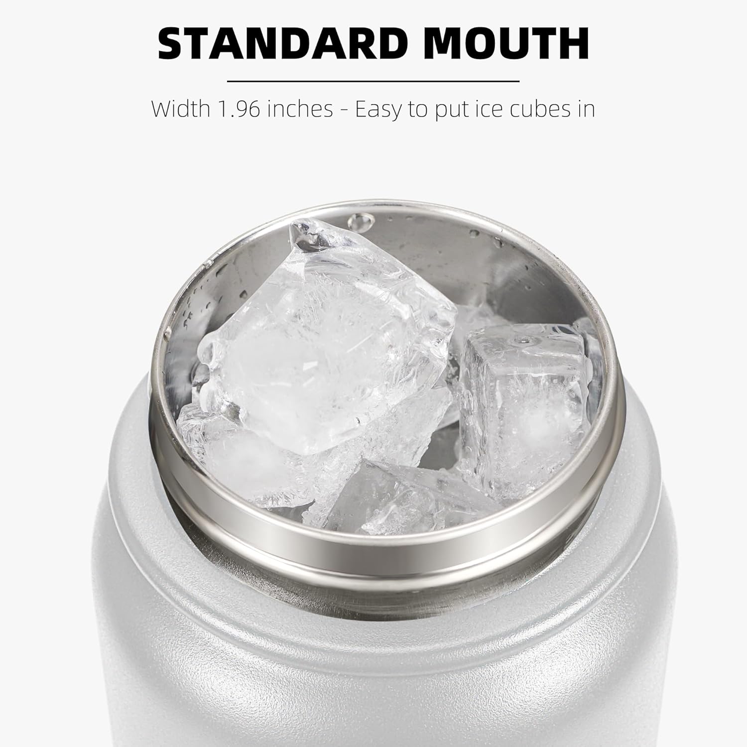 Fanhaw 20 Oz Insulated Stainless Steel Vacuum Water Bottle with Anti-Dust Pop-Open Lid - For Kids, Women, Men | Leak & Sweat Proof (Green Blue) - Image 5