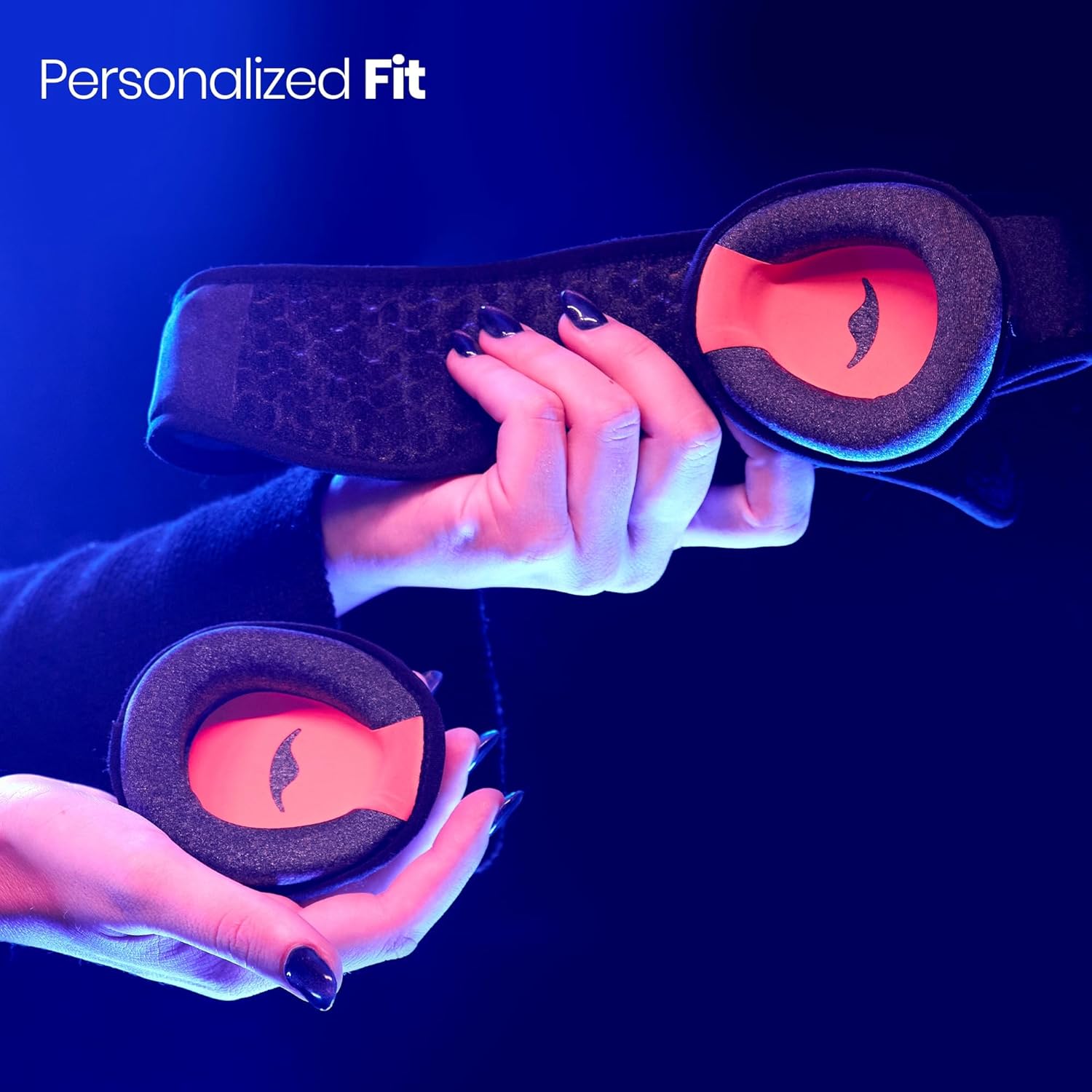 Manta Pro Sleep Mask - 100% Light Blocking Sleep Mask for Side Sleepers, Breathable and Comfortable, Spacious & Zero Pressure for Long Lashes, Perfect for Sleep/Travel/Nap/Shift Work - Image 6