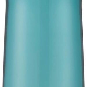 Contigo AUTOSEAL Cortland 24oz Water Bottle BPA-Free Plastic Spill Leak-Proof Lid and Carry Handle Dishwasher Safe Spirulina
