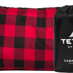 TETON Sports Camp Pillow; Great for Travel, Camping and Backpacking; Washable, Black