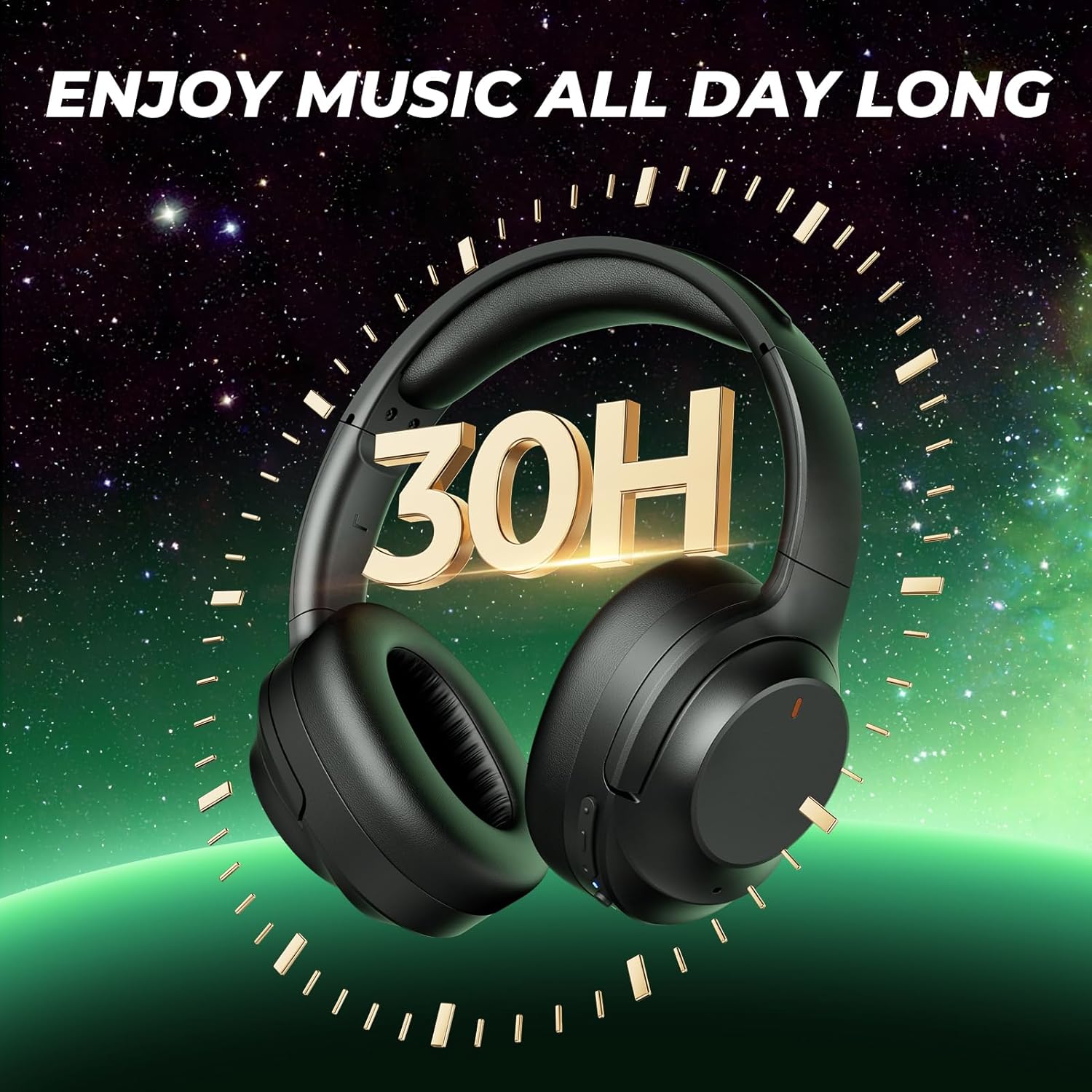 Noise Cancelling Headphones Stocking Stuffers for Men Women Teens Boys Girls: Upgraded HiFi Stereo, 2X Softer Comfort, White Elephant Gifts for Adults, Durable for Traveling/Gym Use/Home Office/School - Image 8