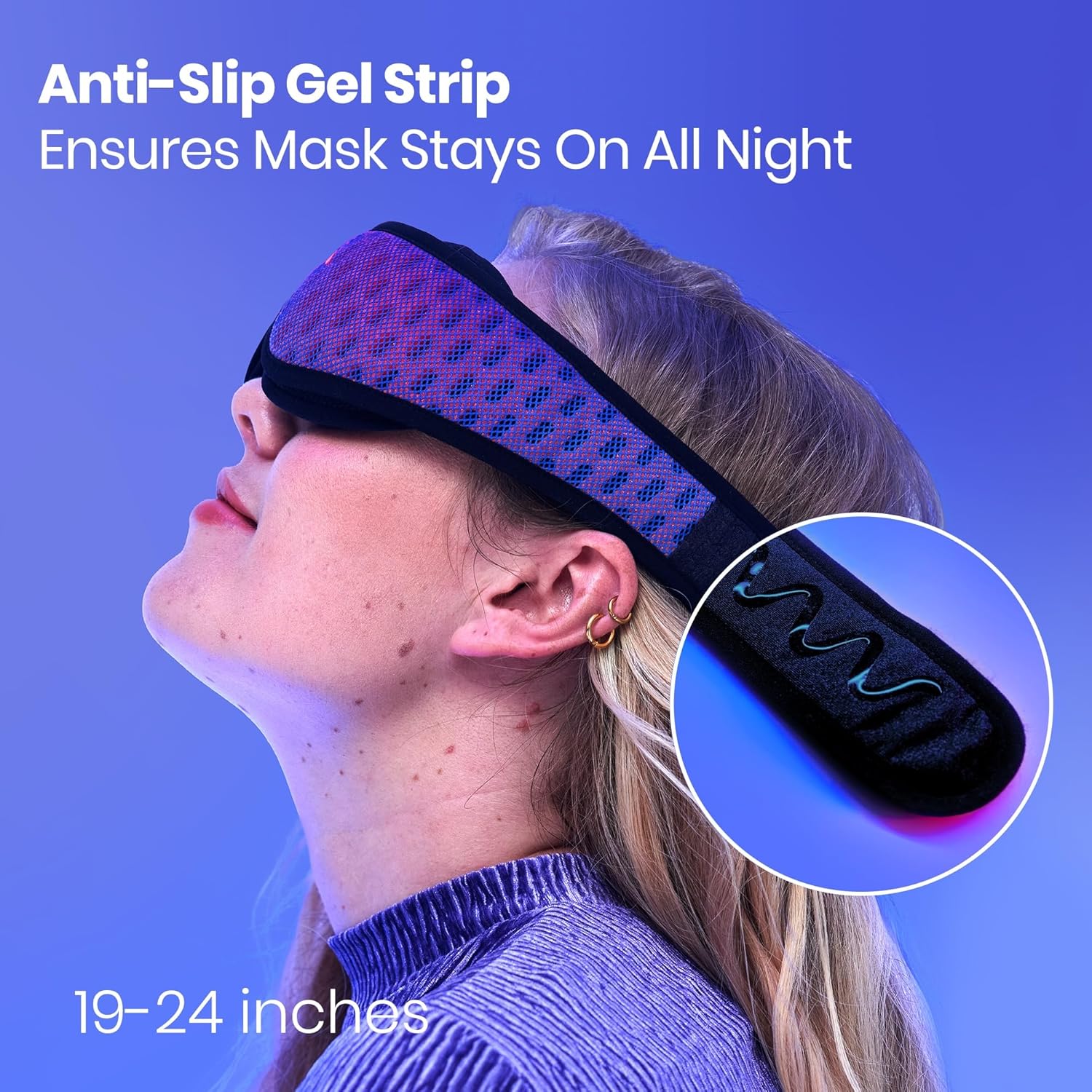 Manta Pro Sleep Mask - 100% Light Blocking Sleep Mask for Side Sleepers, Breathable and Comfortable, Spacious & Zero Pressure for Long Lashes, Perfect for Sleep/Travel/Nap/Shift Work - Image 5