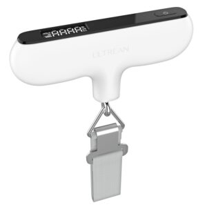 Ultrean Luggage Scale, 110lb Digital Suitcase Weight Scale for Travel, Portable Handheld Baggage Scale with Rubber Paint, Hook, Battery Included