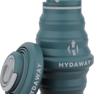 HYDAWAY 17oz Collapsible Water Bottle - BPA-Free, Leakproof, Lightweight, and Space-Saving - Perfect for Travel, Hiking, and Everyday Hydration