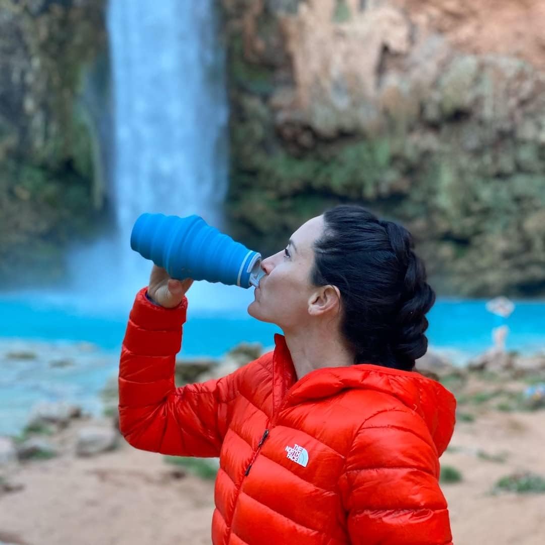 HYDAWAY 25oz Collapsible Water Bottle - BPA-Free, Leakproof, Lightweight, and Space-Saving - Perfect for Hiking, Travel, and All-Day Hydration - Image 9