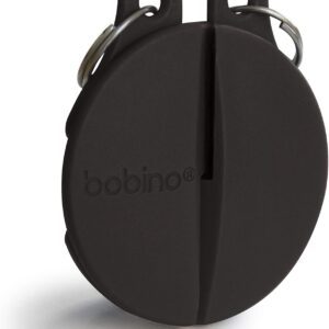 Bobino | Zipper Clip | 2 Pack Charcoal | Anti Theft Zipper & Backpack Lock | Purse Lock | Travel Safety