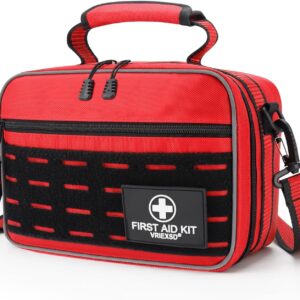 VRIEXSD Premium 450 Piece Large First Aid Kit for Home, Travel, Camping, Car, Hiking & Outdoor Emergencies - Emergency Medical Kits, Home & Businesses Medical Supplies