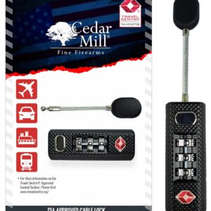 TSA Approved Travel Locks for Luggage, Gym Locker & Guncase - Heavy Duty for Outdoor Tent, Zippered Backpacks Secure Travel Suitcase Locks & More