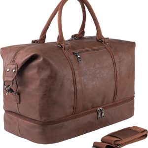 Weekender Overnight Bag Carry On Bag Travel Bag with Shoe Pouch