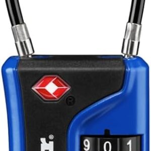 Master Lock 4697D Set Your Own Combination TSA Approved Luggage Lock, 1 Pack, Colors May Vary