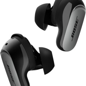 Bose QuietComfort Ultra Earbuds (2nd Gen) - Wireless Noise Cancelling Earbuds with Mic, Immersive Audio, USB-C Charging, Up to 6 Hours Battery, IPX4 Rating, Black