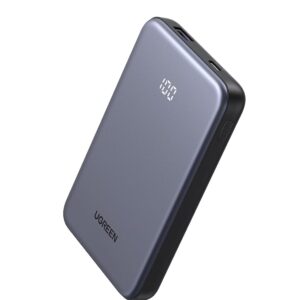 UGREEN Power Bank 10,000mAh 22.5W, Compact Portable Charger USB-C PD3.0 Travel Fast Charging Battery Pack with Digital Display for iPhone 17/16/15/14/13/12 Pro Max, Galaxy S25/S24 Ultra