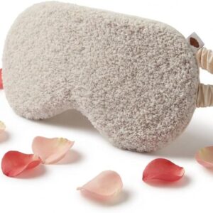 Sleep Mask for Women & Men, Light Blocking Eye Mask for Sleeping - Ultra-Soft Blackout Eye Cover for Travel, Bedtime & Valentine's Day Gift (Stone)