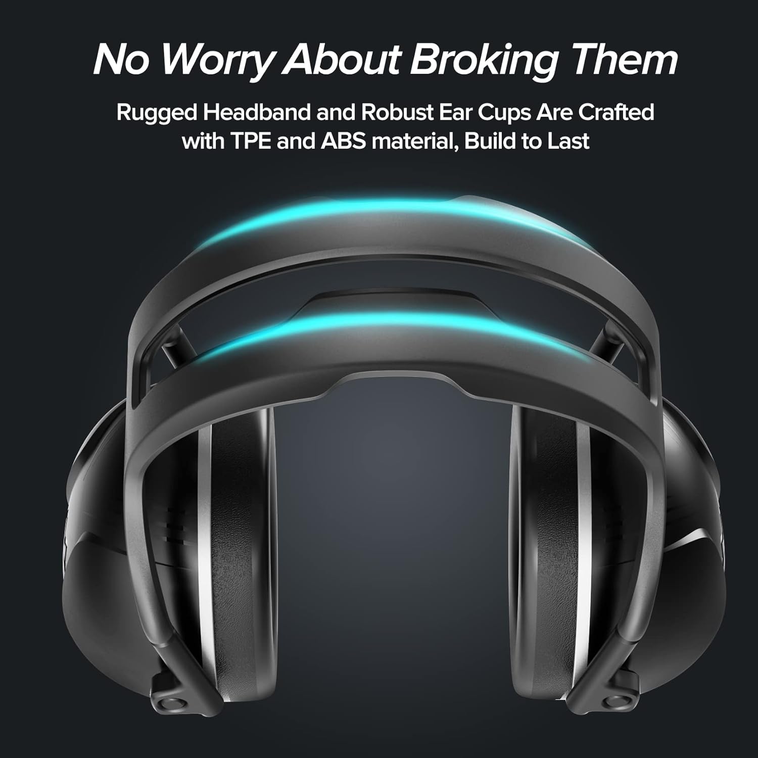 SNR 35dB High Noise Cancelling Ear Muffs, Ear Protection for Mowing, Adult Noise Cancelling Headphones for Autism, Hearing Protection Ear Muffs for Noise, Noise Reduction Earmuffs for Shooting,Mowing - Image 9