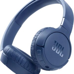JBL Tune 660NC wireless with Active Noise Cancelling, up to 55 hours battery, microphone for call, foldable and comfortable, Android and iOs compatible (Blue)