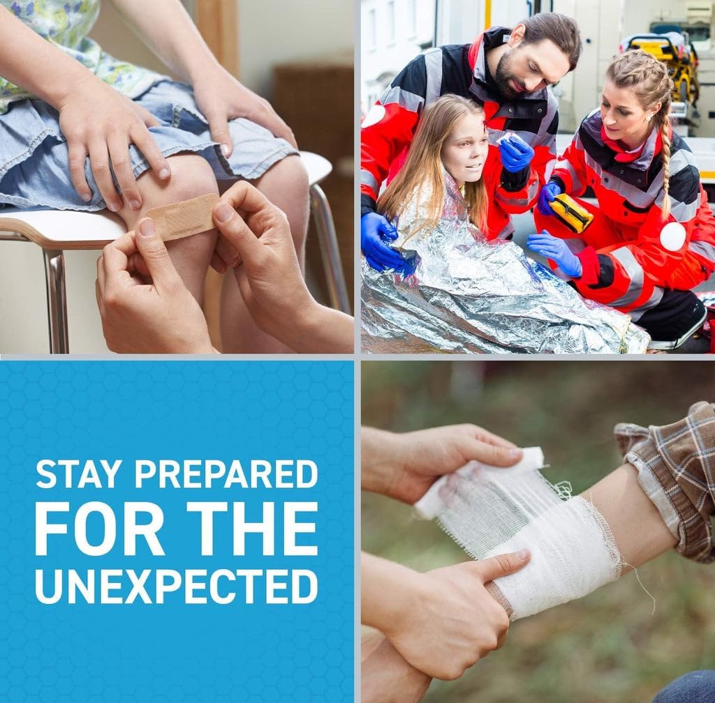 First Aid Kit Refill - 200 Piece - Extra Replacement Supplies for First Aid Kits, Loose Packed Restock Supply Pack - Image 3