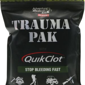 Adventure Medical Kits Trauma Pak First Aid Kit with QuikClot Sponge, black, one size (2064-0292)