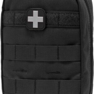 Carlebben EMT Pouch MOLLE Ifak Pouch Tactical MOLLE Medical First Aid Kit Utility Pouch (With Medical Supplies)
