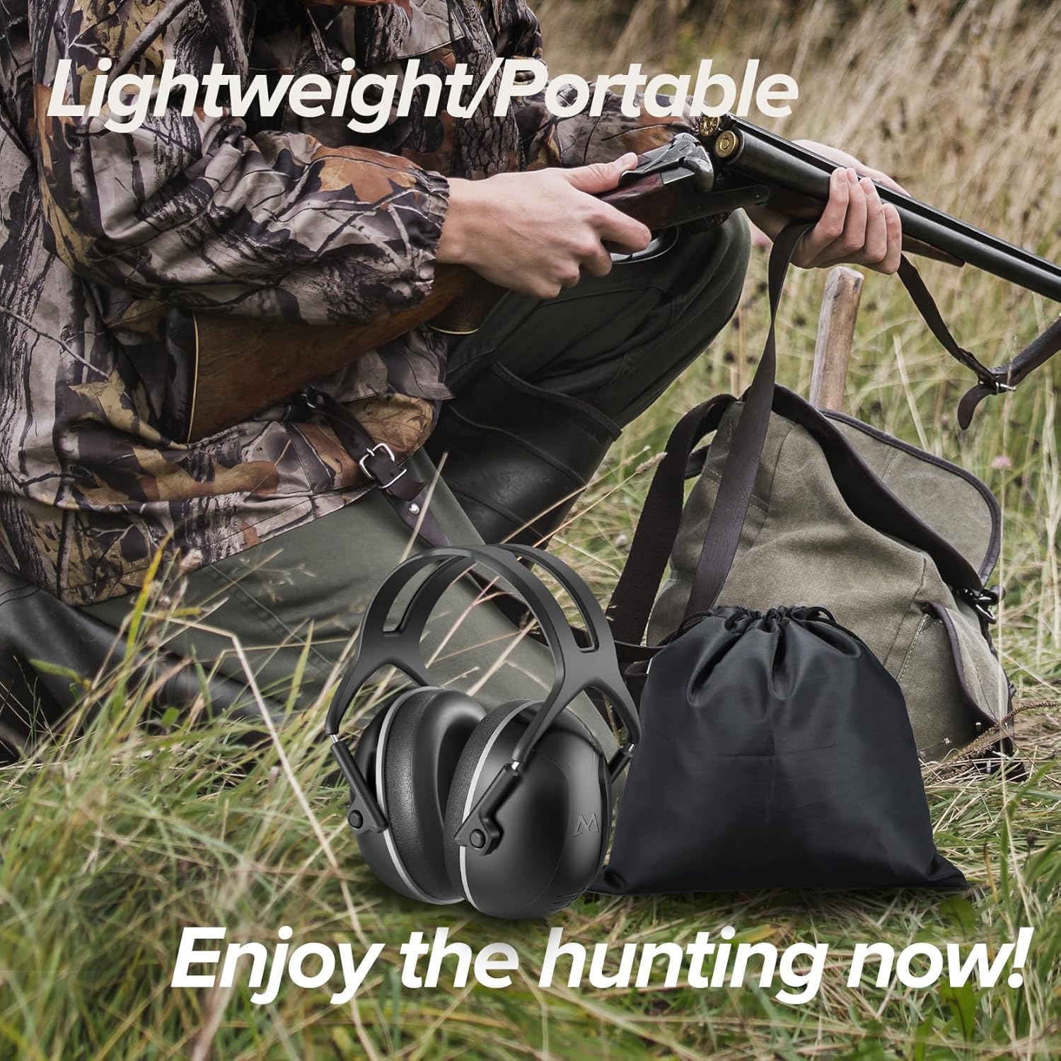 SNR 35dB High Noise Cancelling Ear Muffs, Ear Protection for Mowing, Adult Noise Cancelling Headphones for Autism, Hearing Protection Ear Muffs for Noise, Noise Reduction Earmuffs for Shooting,Mowing - Image 7