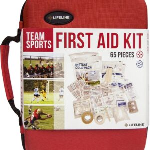 Team Sport First Aid and Safety Kit, Stocked with Essential First aid Components for Emergencies Resulting from Outdoor and Team Sports Activities