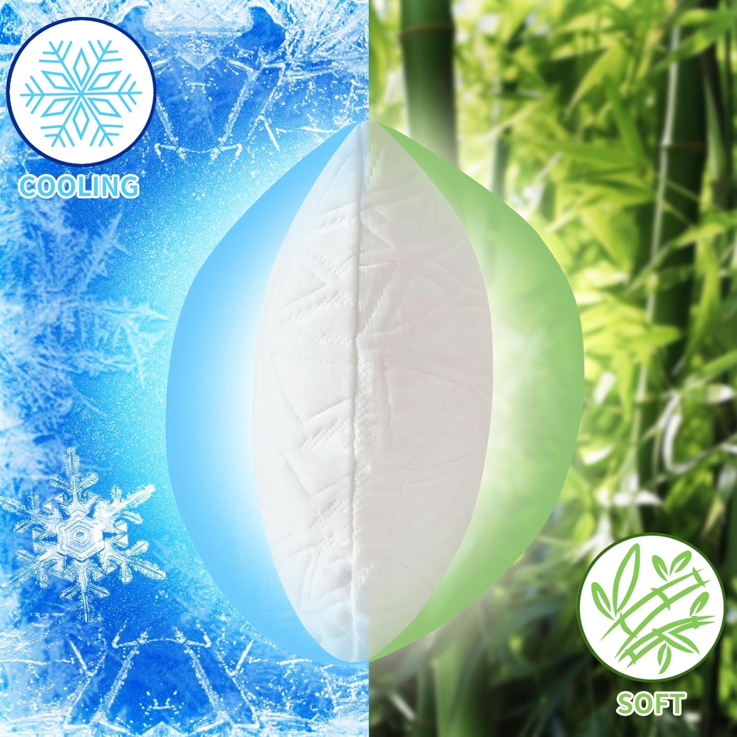 Small Shredded Gel Memory Foam Pillow,Camping Pillow Travel Pillow- Adjustable for Contoured Support -Portable Ideal for Backpacking, Camping, Travel, Car, Airplane,Office Nap - Image 4