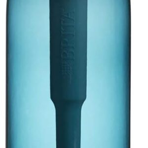 Brita Hard-Sided Plastic Premium Filtering Water Bottle, BPA-Free, Reusable, Replaces 300 Plastic Water Bottles, Filter Lasts 2 Months or 40 Gallons, Includes 1 Filter, Sea Glass - 26 oz.