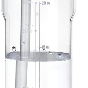 OLDLEY 20 kids Water Bottle with Straw,Tritan BPA-Free,Leak-Proof Design for Travel,Home, School, (Clear)