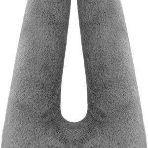 Travel Pillow, Car Pillow for Kids & Adults - Ergonomic Travel Pillows Sleeping Aid for Neck & Body Support, Car Travel Essentials Pillow on Road Trips-Gray