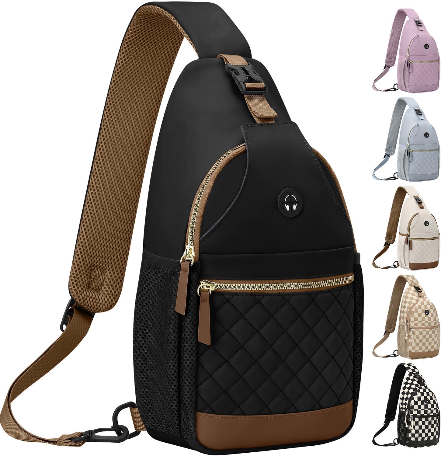 Small Crossbody Purses Bags for Women Men Travel, Chest Sling Bag Women Casual Cross Body Bag for Woman Sling Backpack