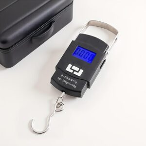 Portable Travel Scale with Auto Reading, Multi-Use Hanging Design for Luggage, Outdoor Activities, and Everyday Measuring