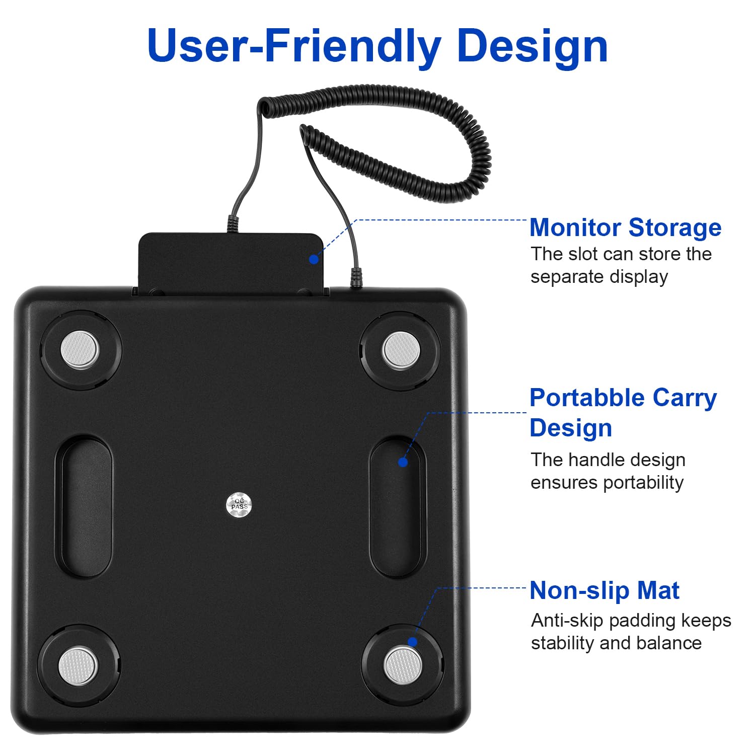 Digital Shipping Postal Scale 440lb/0.5oz Accuracy! Lightweight Carbon Fibre Commercial Weight Scale for Package, Small Business, Mail, Warehouse, Home, Luggage, Battery&Charging Cable Included - Image 7