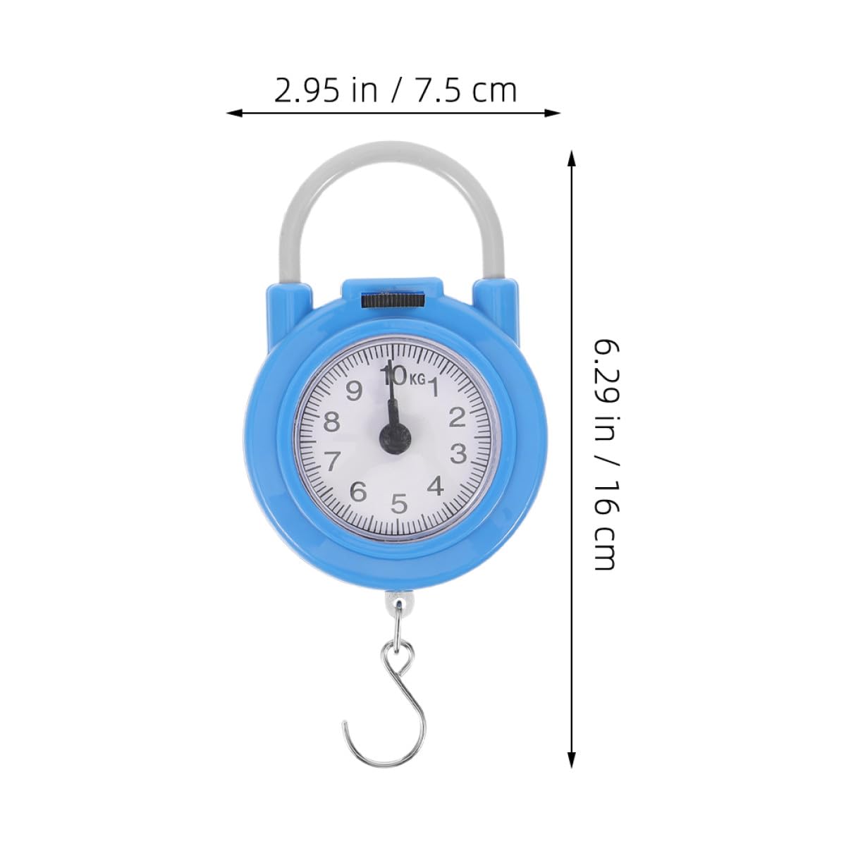 BESTYASH 2pcs Mini Spring Digital Hanging Scale with Hook Portable Small Luggage Weight Scale for Travel and Household Use - Image 2
