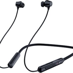 Rythflo Active Noise Cancelling Headphones, Wireless in Ear Neckband Blutooth Headphones with 3 AI Mics ENC, 60Hrs Playtime, V5.3 Multipoint Connection Magnetic Earbuds for Work/Travel/Home/Office