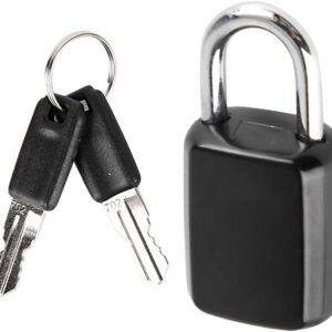 Suitcase Lock with Key TSA Travel Luggage Lock Customs Mini Security Suitcase Padlock Black