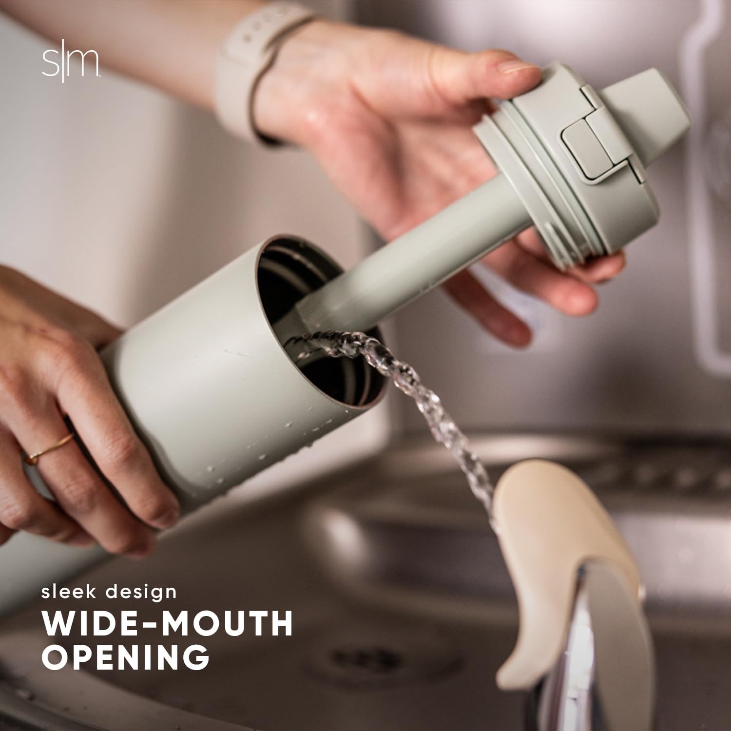 Simple Modern Filtered Water Bottle | Insulated Stainless-Steel Carbon Filter Travel Water Bottles | Reusable for Clean Drinking Water On The Go | 34oz, Midnight Black - Image 6