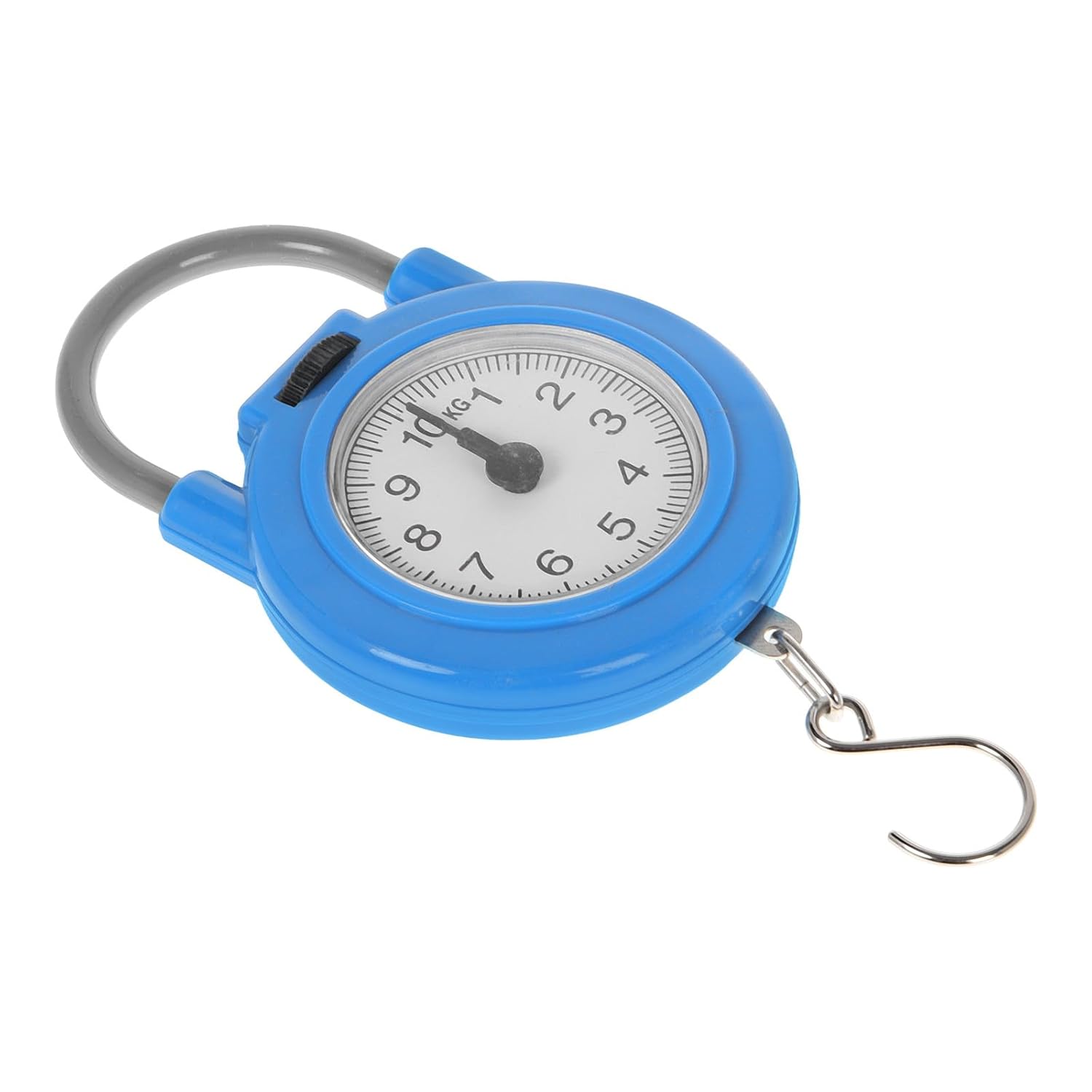 FOMIYES Mini Portable Electronic Hanging Luggage Scale with Hook, Handheld High Precision Digital Portable Balance Scale for Weighing Suitcases and Fish, Blue