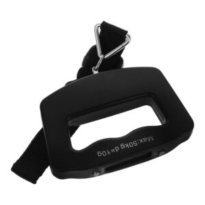 Unomor Electronic Luggage Scale with Large Handle and Strap Hook, Portable Rechargeable LCD Digital Suitcase Weight Scale for Travel and Bag Weighing