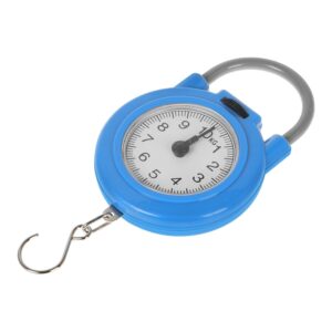 FRCOLOR Portable Mini Digital Hanging Scale with Hook High-Precision Electronic Luggage Weighing Scale for Travel and Home Use