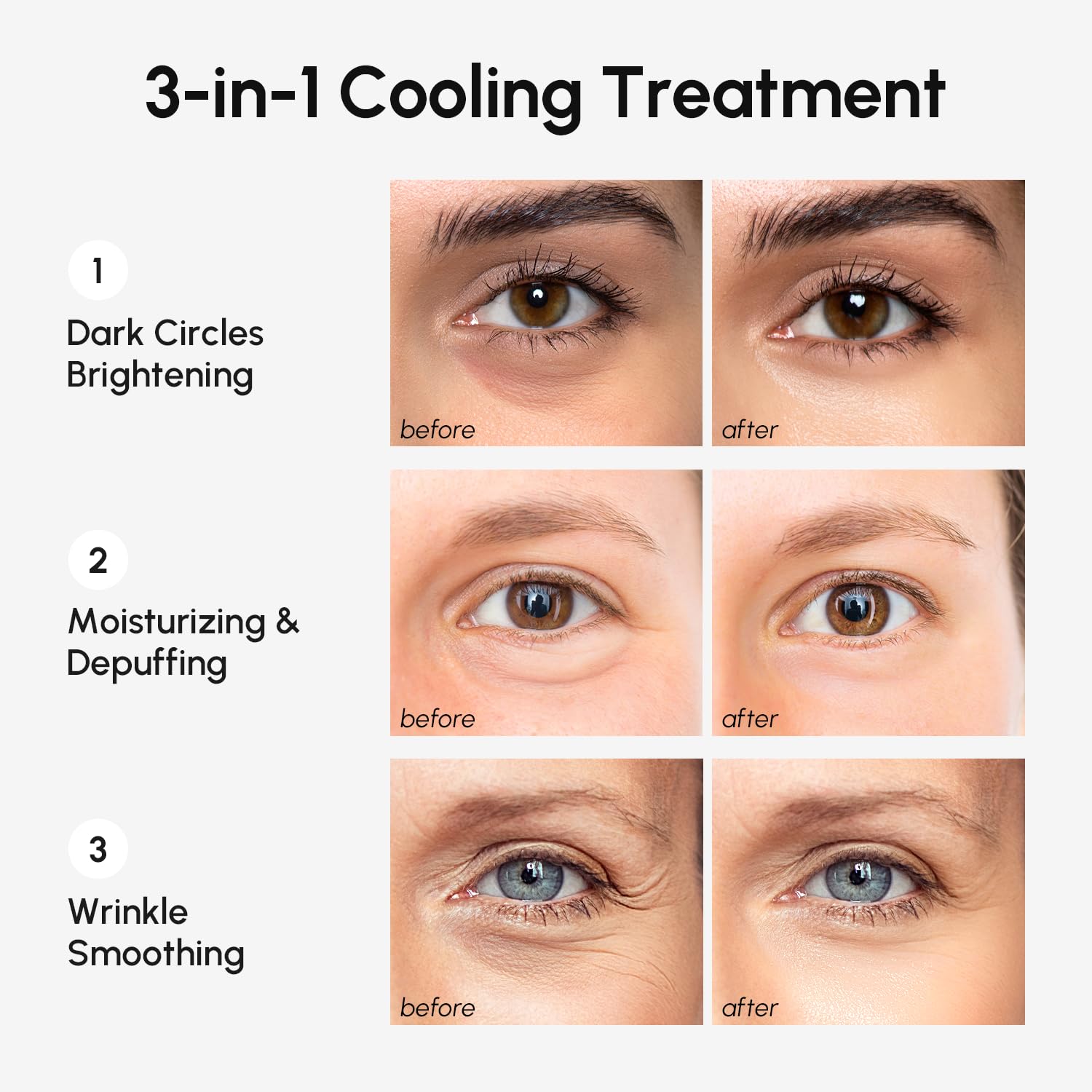 MAREE Hydrating Under Eye Patches for Puffy Eyes and Dark Circles – Marine Collagen & Caffeine Eye Patches – Brightening Eye Patche with Niacinamide – Depuffing Eye Mask for Dark Circles and Puffiness - Image 3