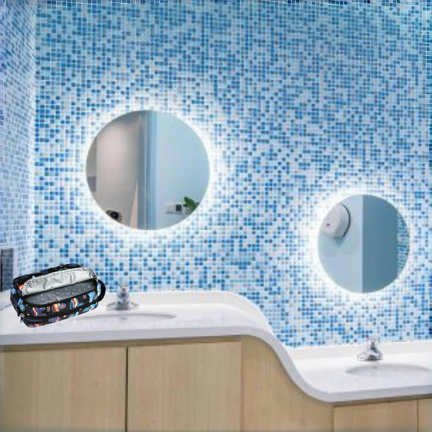 CAMTOP Travel Toiletry Bag for Kids Cute Toiletry Bags for Girls Boys Waterproof for Toiletries Accessories Bathroom Stuff - Image 6